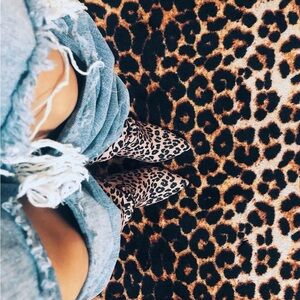 Leopard Print Rug
